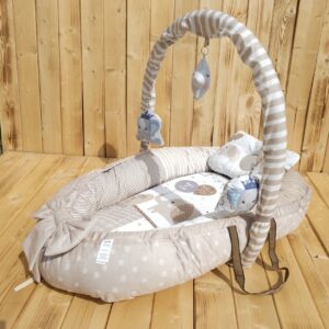 سرویس خواب گارددار 6 تکه طرح فیل کرم